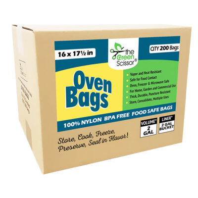 The Green Scissor Oven Bags – 200 box (Case of 6)