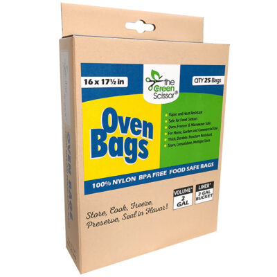 The Green Scissor Oven Bags – 25 pack (Case of 20)