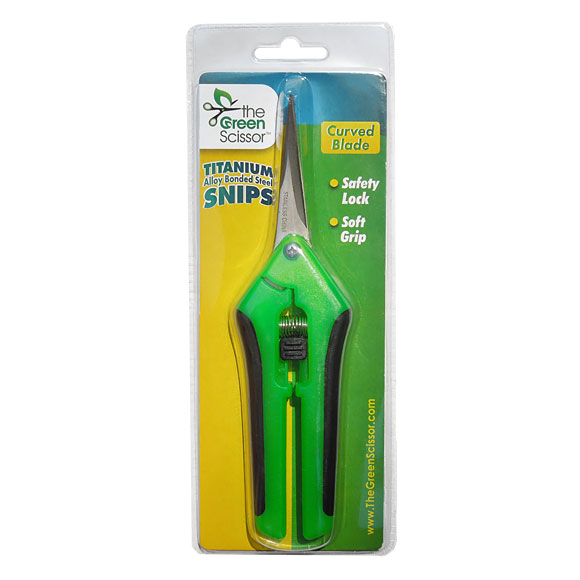 The Green Scissor Premium Snips - Curved (DISCO) - Wholesale Harvest Supply