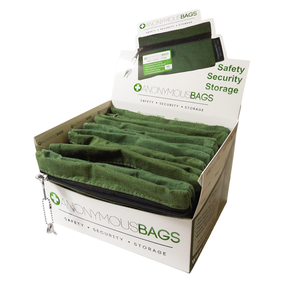 Anonymous Bags Hemp Locking Storage Envelope SMALL Wholesale