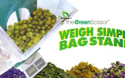 The Green Scissor Weigh Simple Bag Stand