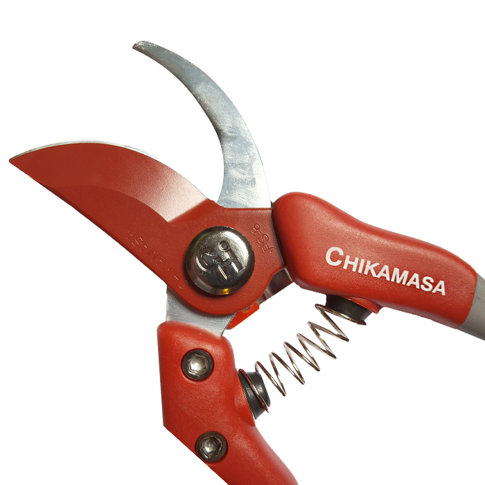Chikamasa Pruning Shears PS-8PLUS-R Carbon Steel Fluorine Coated 