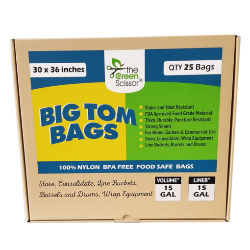 The Green Scissor Big Tom Turkey Bags 30 x 36 in - 25 pk