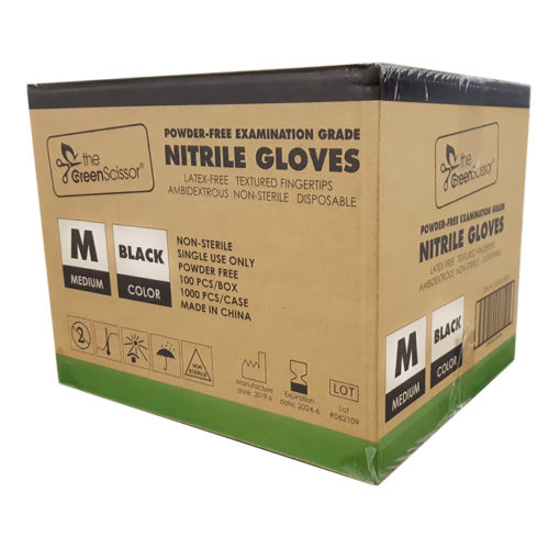 The Green Scissor Nitrile Gloves: Powder Free Examination Grade