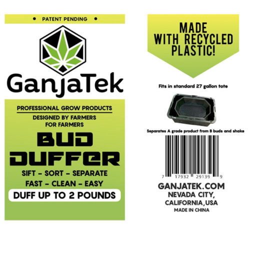 Ganjatek Bud Duffer from Wholesale Harvest Supply