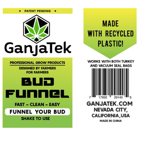 Ganjatek Bud Funnel from Wholesale Harvest Supply