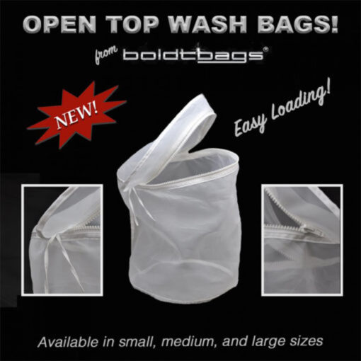 Boldtbags Open Top Zippered Wash Bags