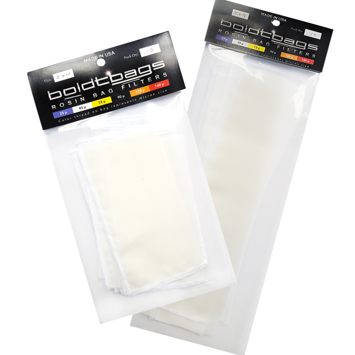 Rosin Filter Supply Bags 2 x 4 Nylon Screens 90 Micron, 25 