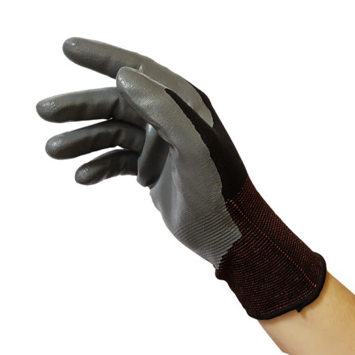 Showa Atlas Nitrile Coated Nylon Gloves 370 GREY