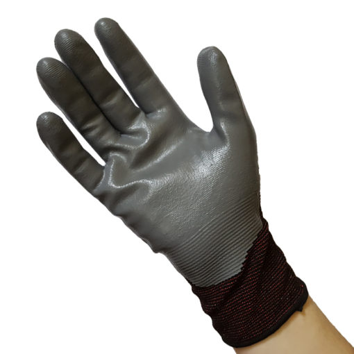 Showa Atlas Nitrile Coated Nylon Gloves 370 GREY