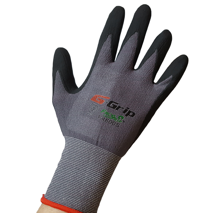 12 PAIR LIBERTY G-GRIP WORK GLOVES FOAM NITRILE PALM F4600 CHOOSE YOUR SIZE 