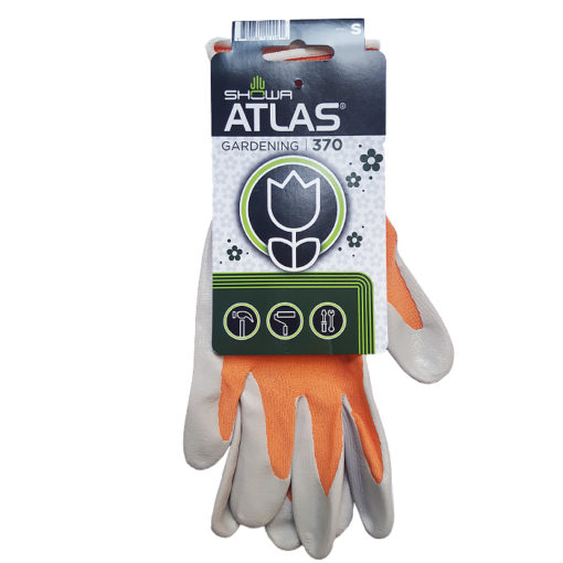 Showa Atlas Nitrile Coated Nylon Gloves 370 ASST COLORS