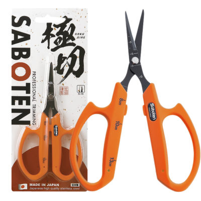 Saboten Scissors Professional Trimming PT-1 SLIM STRAIGHT ORANGE (Case 12)