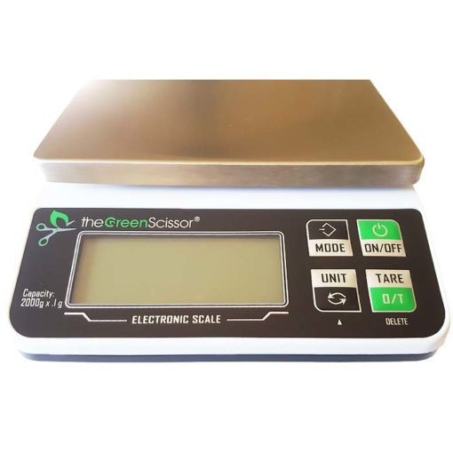 The Green Scissor Precision Digital Tabletop Scale 2000 g Capacity