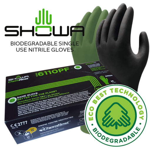Showa Nitrile Gloves Biodegradable